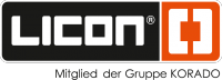 DE Licon logo bílé